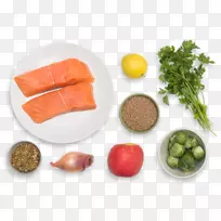 熏鲑鱼素食菜肴蔬菜三文鱼作为食物-布鲁塞尔芽菜-空若网 熏鲑鱼素食菜肴蔬菜三文鱼作为食物-布鲁塞尔芽菜-空若网