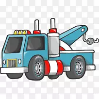 汽车皮卡剪贴画:运输拖车剪贴画-卡通起重机-空若网 汽车皮卡剪贴画:运输拖车剪贴画-卡通起重机-空若网