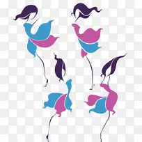 普通插画-免费插画-芭蕾-空若网 普通插画-免费插画-芭蕾-空若网