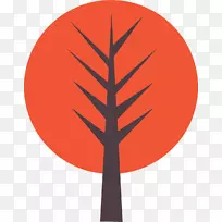 树线叶字体-树-空若网 树线叶字体-树-空若网