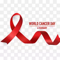 粉红丝带世界癌症日-手绘红色缎子-空若网 粉红丝带世界癌症日-手绘红色缎子-空若网