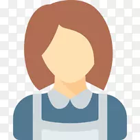 可伸缩图形化身职业女佣图标-女性穿围裙-空若网 可伸缩图形化身职业女佣图标-女性穿围裙-空若网