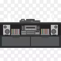 电视机房下载-卡通黑色收音机-空若网 电视机房下载-卡通黑色收音机-空若网