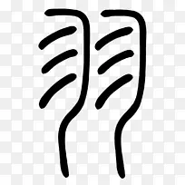 手指线白色剪贴画线-空若网 手指线白色剪贴画线-空若网