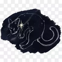 白色动物黑色m字形浮星-空若网 白色动物黑色m字形浮星-空若网