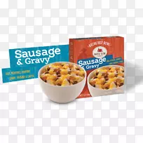 早餐谷类风味菜肴-香肠肉汁-空若网 早餐谷类风味菜肴-香肠肉汁-空若网