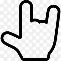 电脑图标手指手势剪贴画手-空若网 电脑图标手指手势剪贴画手-空若网