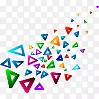 彩色三角-手着色三角形-空若网 彩色三角-手着色三角形-空若网
