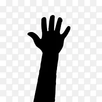 剪影剪贴画-举起双手-空若网 剪影剪贴画-举起双手-空若网