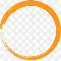 圆圈图标-涂成橙色的圆圈-空若网 圆圈图标-涂成橙色的圆圈-空若网