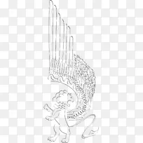 有翅膀的狮子白狮剪贴画-狮子-空若网 有翅膀的狮子白狮剪贴画-狮子-空若网