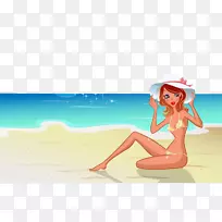 摄影插图-海滩之美-空若网 摄影插图-海滩之美-空若网