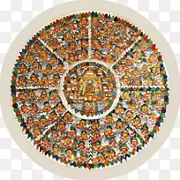 镶嵌对称圆图案-圆-空若网 镶嵌对称圆图案-圆-空若网