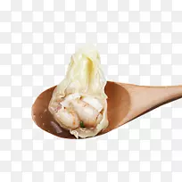 馄饨盘虾-勺子里的虾汤匙-空若网 馄饨盘虾-勺子里的虾汤匙-空若网