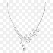 项链身饰白色项链-空若网 项链身饰白色项链-空若网