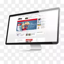 电脑显示器输出装置多媒体显示广告设计-空若网 电脑显示器输出装置多媒体显示广告设计-空若网