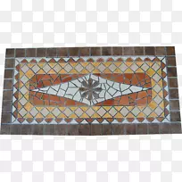 镶嵌艺术玫瑰花窗瓷砖地板.马赛科-空若网 镶嵌艺术玫瑰花窗瓷砖地板.马赛科-空若网