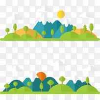 剪贴画-户外日出日落-空若网 剪贴画-户外日出日落-空若网