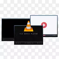 VLC媒体播放器时尚多媒体黑暗主题-空若网 VLC媒体播放器时尚多媒体黑暗主题-空若网