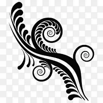 博客摄影黑白剪贴画-花纹-空若网 博客摄影黑白剪贴画-花纹-空若网