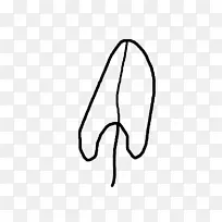 拇指白色鞋鼻夹艺术.鼻子-空若网 拇指白色鞋鼻夹艺术.鼻子-空若网