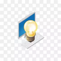 电脑键盘电脑鼠标图标灯泡键盘-空若网 电脑键盘电脑鼠标图标灯泡键盘-空若网
