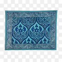 佩斯利太平洋玫瑰席纺织长方形-Plemat-空若网 佩斯利太平洋玫瑰席纺织长方形-Plemat-空若网