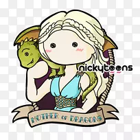 丹妮莉斯·塔尔加利安绘画卡通屋-空若网 丹妮莉斯·塔尔加利安绘画卡通屋-空若网