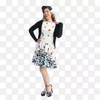 茶花礼服领口时尚蝴蝶裙-空若网 茶花礼服领口时尚蝴蝶裙-空若网