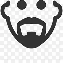 山羊胡子电脑图标范代克胡须剪贴画-空若网 山羊胡子电脑图标范代克胡须剪贴画-空若网