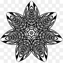 对称符号线开花植物图案.符号-空若网 对称符号线开花植物图案.符号-空若网