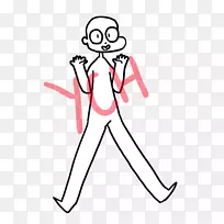 线条艺术卡通手指夹艺术.香瓜-空若网 线条艺术卡通手指夹艺术.香瓜-空若网