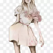 绘画时尚插画素描设计-空若网 绘画时尚插画素描设计-空若网