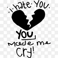 爱恨剪贴画-恨-空若网 爱恨剪贴画-恨-空若网