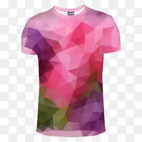 t恤粉红色m袖颈角t恤-空若网 t恤粉红色m袖颈角t恤-空若网