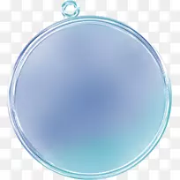 蓝色玻璃圆-小镜子-空若网 蓝色玻璃圆-小镜子-空若网