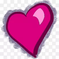 洋红色心脏设计-空若网 洋红色心脏设计-空若网