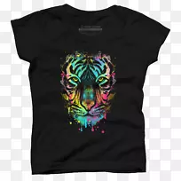 t恤虎袖时尚Pantherinae t恤-空若网 t恤虎袖时尚Pantherinae t恤-空若网