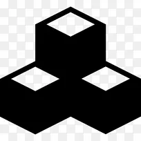 立方体形状对称计算机图标线立方体-空若网 立方体形状对称计算机图标线立方体-空若网