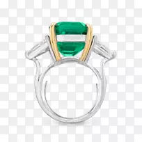 哥伦比亚绿宝石戒指珠宝宝石祖母绿宝石-空若网 哥伦比亚绿宝石戒指珠宝宝石祖母绿宝石-空若网