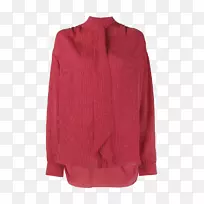 T恤衫袖红衬衫-空若网 T恤衫袖红衬衫-空若网