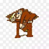 卡通电视插图.猩猩字母材料-空若网 卡通电视插图.猩猩字母材料-空若网