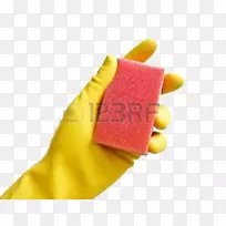 特写手指黄手套-空若网 特写手指黄手套-空若网