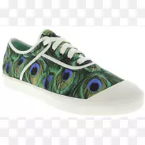 运动鞋,滑鞋,鞋带,运动型,步行-孔雀水彩画-空若网 运动鞋,滑鞋,鞋带,运动型,步行-孔雀水彩画-空若网