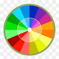 彩色车轮色彩理论平面设计彩色车轮-空若网 彩色车轮色彩理论平面设计彩色车轮-空若网