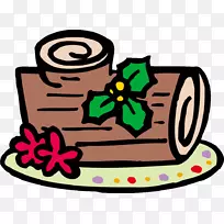 食品剪贴画-圣诞蛋糕-空若网 食品剪贴画-圣诞蛋糕-空若网