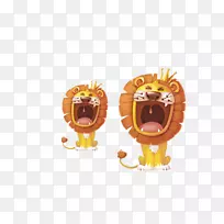 卡通食肉图解-卡通狮子-空若网 卡通食肉图解-卡通狮子-空若网