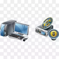 计算机adobe插画机-计算机和cd-空若网 计算机adobe插画机-计算机和cd-空若网