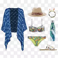 头戴钴蓝沙滩宝贝-空若网 头戴钴蓝沙滩宝贝-空若网