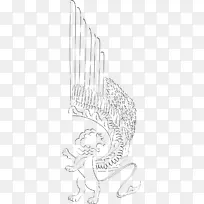 有翅膀的狮子白狮剪贴画-狮子-空若网 有翅膀的狮子白狮剪贴画-狮子-空若网